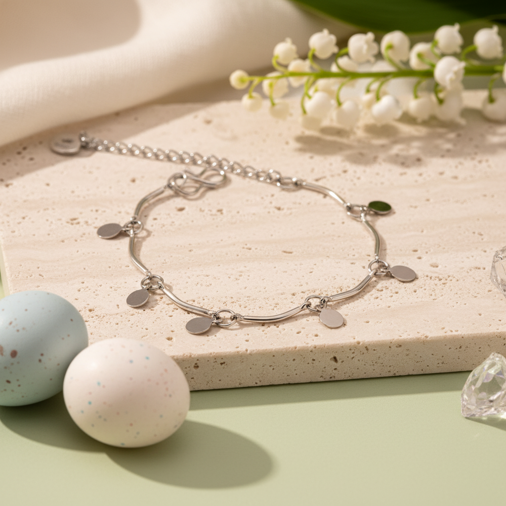 Silver Charm Bracelet for Women – Elegant Fashion Jewelry