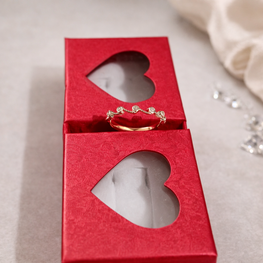 Rose Gold finish Free Size Ring for Women