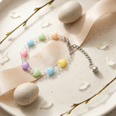 Multicolor Heart Beaded Bracelet for Women | Cute Fashion Jewelry