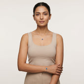 Evil Eye Necklace and Bracelet Set - Silver Finish Protective Jewelry for Women