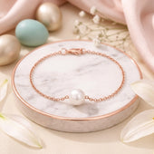Rose Gold Finish Bracelet for Women | Elegant Fashion Jewelry