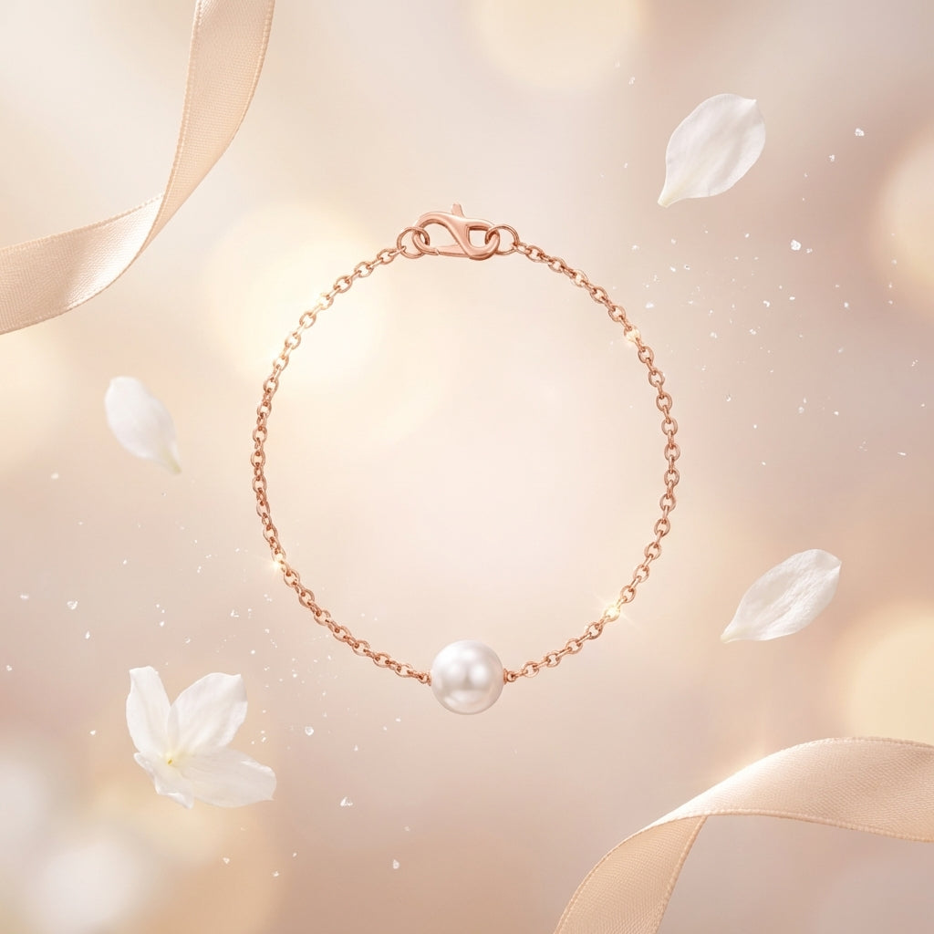 Rose Gold finish Bracelet for Women | Elegant Fashion Jewelry