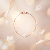 Rose Gold Finish Bracelet for Women | Elegant Fashion Jewelry