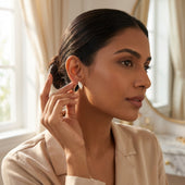 Minimalist Leaf Stud Earrings for Women | Gold Plated Fashion Jewelry
